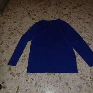 Wonder Nation Youth Long Sleeve Tee Medium (8) Royal Blue